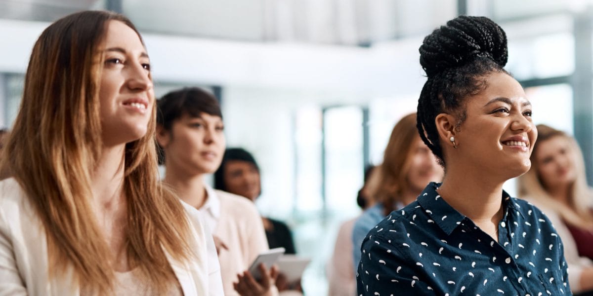 group of women in a classroom