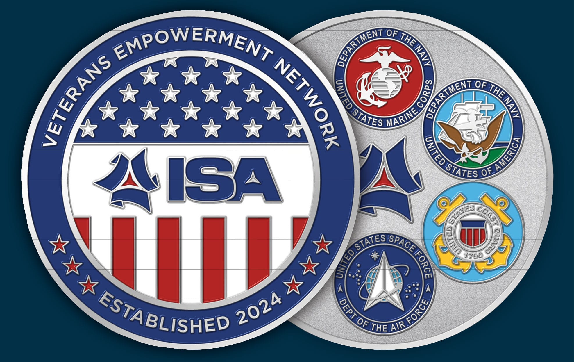 The Veteran's Network Challenge Coin